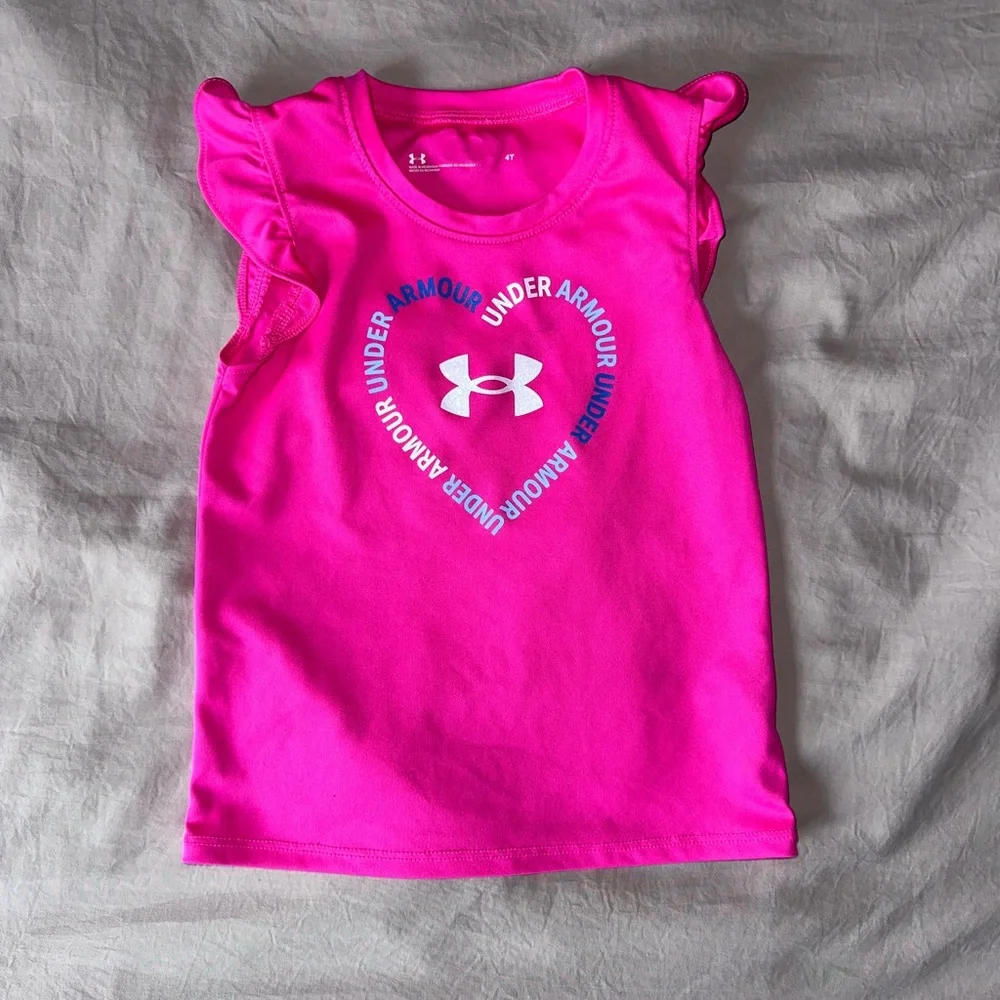 Toddler UA Under Armour 4T Tank Top Athletic Tee 4